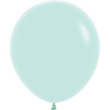 Sempertex 18" Pastel Matte Green Latex Balloons (25ct)