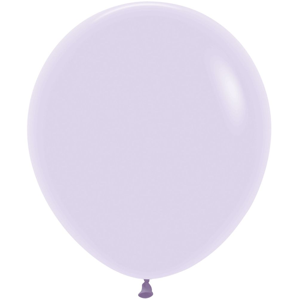 Sempertex 18" Pastel Matte Lilac Latex Balloons (25ct)