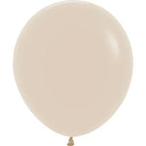 Sempertex 18" Deluxe White Sand Latex Balloons (25ct)