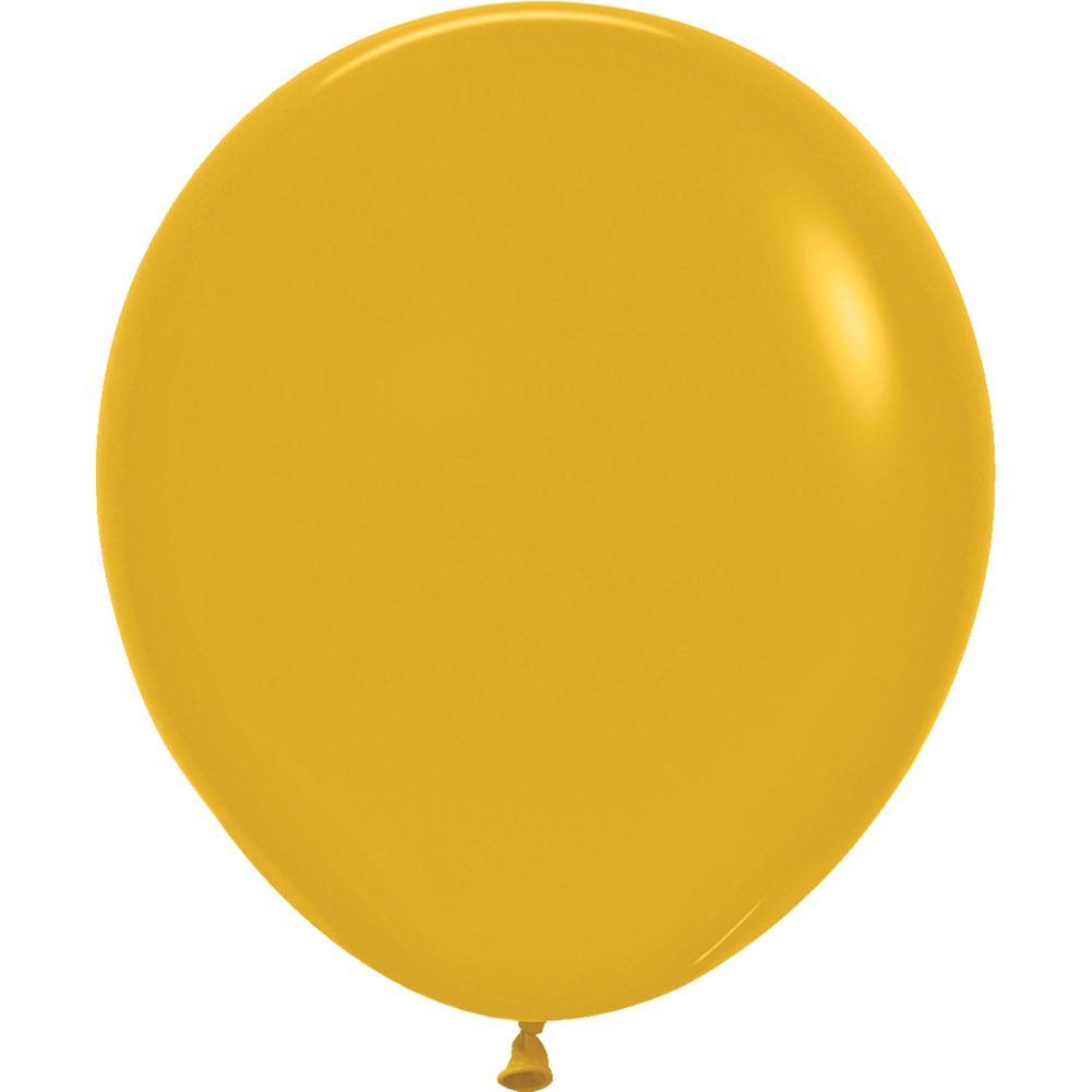 Sempertex 18" Deluxe Mustard Latex Balloons (25ct)