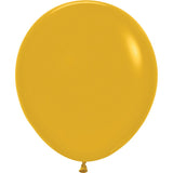 Sempertex 18" Deluxe Mustard Latex Balloons (25ct)