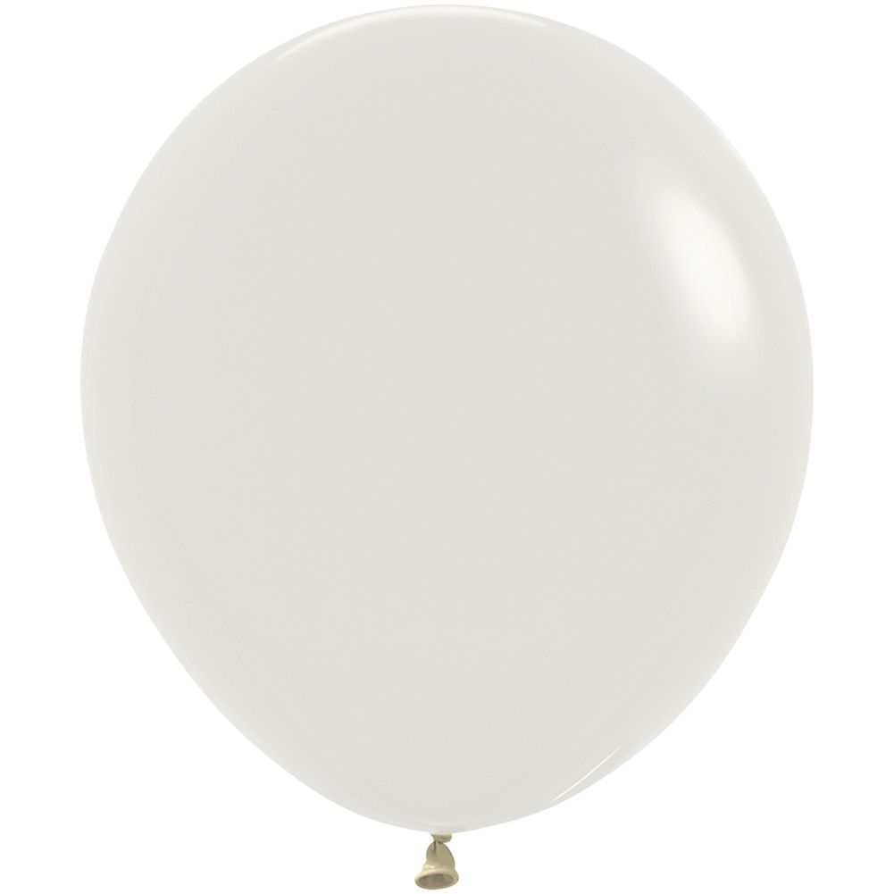 Sempertex 18" Pastel Dusk Cream Latex Balloons (25ct)