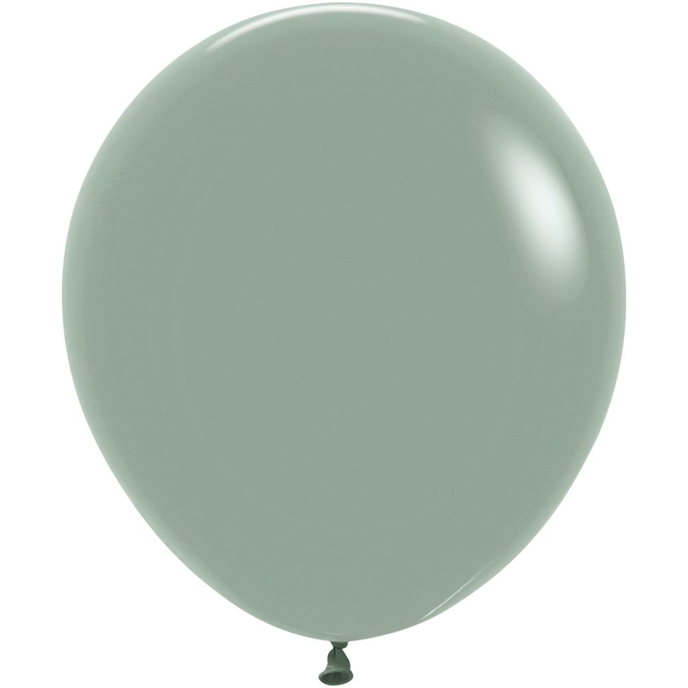 Sempertex 18" Pastel Dusk Laurel Green Latex Balloons (25ct)