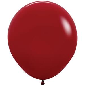 Sempertex 18" Deluxe Imperial Red Latex Balloons (25ct)