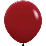 Sempertex 18" Deluxe Imperial Red Latex Balloons (25ct)