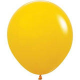Sempertex 18" Deluxe Honey Yellow Latex Balloons (25ct)