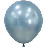 Sempertex 18" Silk Arctic Blue Latex Balloons (25ct)