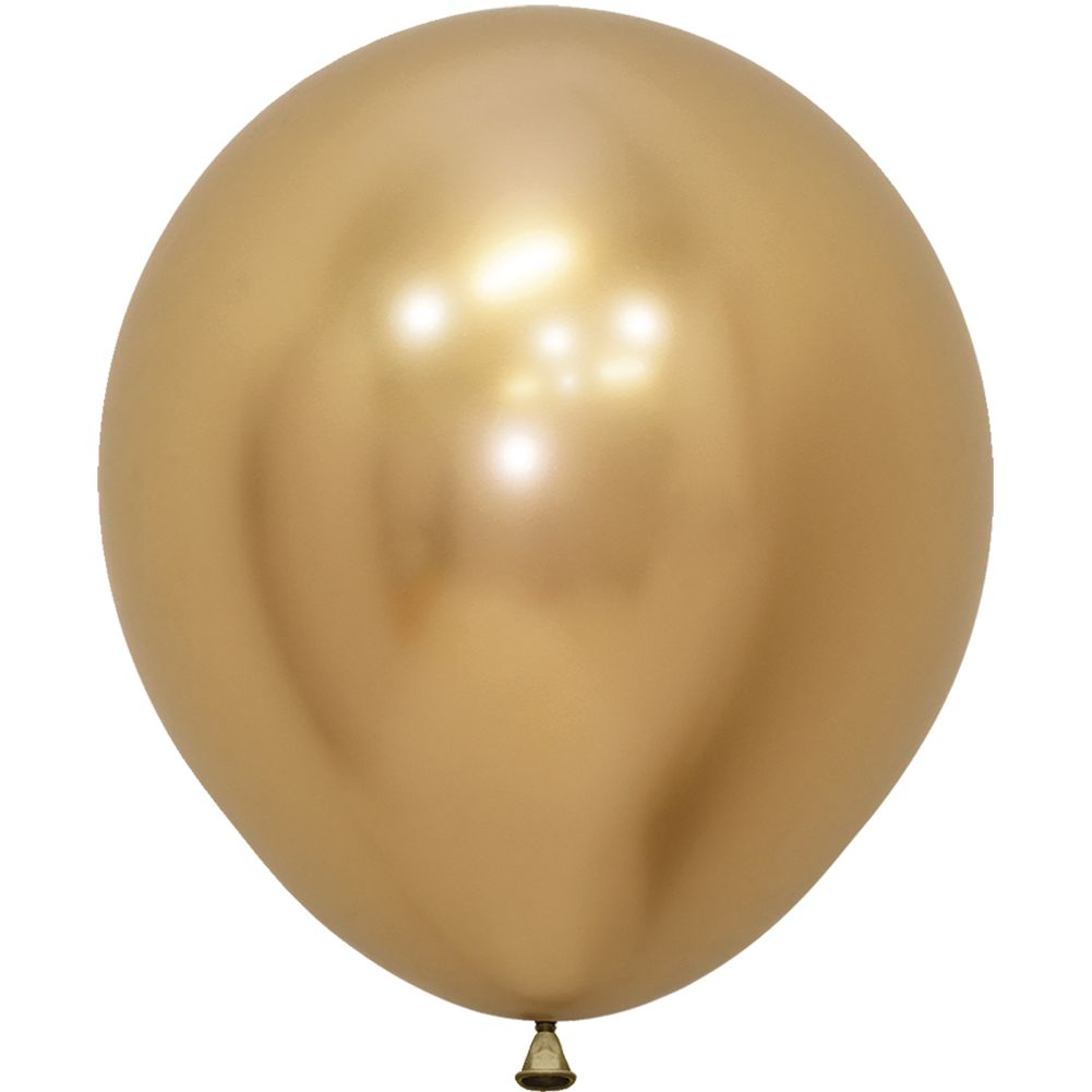 Sempertex 18" Reflex Gold Latex Balloons (15ct)