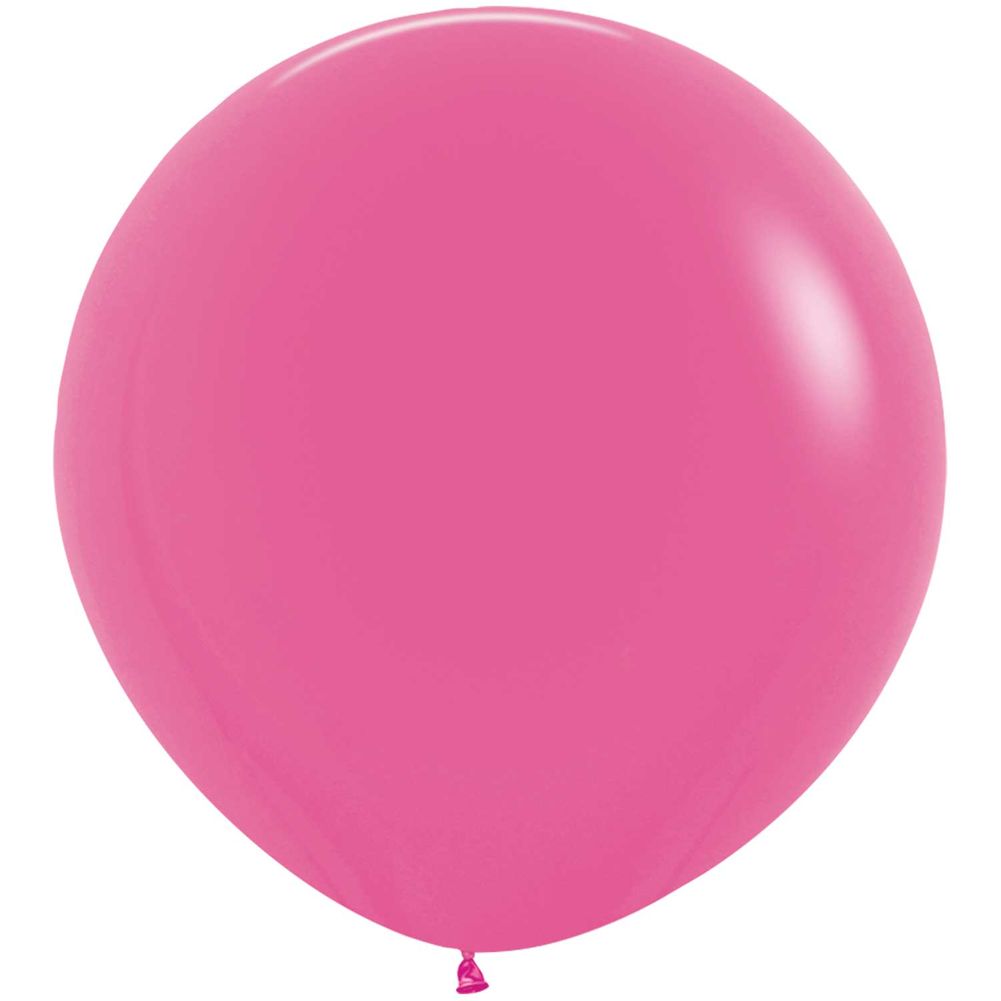 Sempertex 3' Deluxe Fuchsia Latex Balloons (2ct)