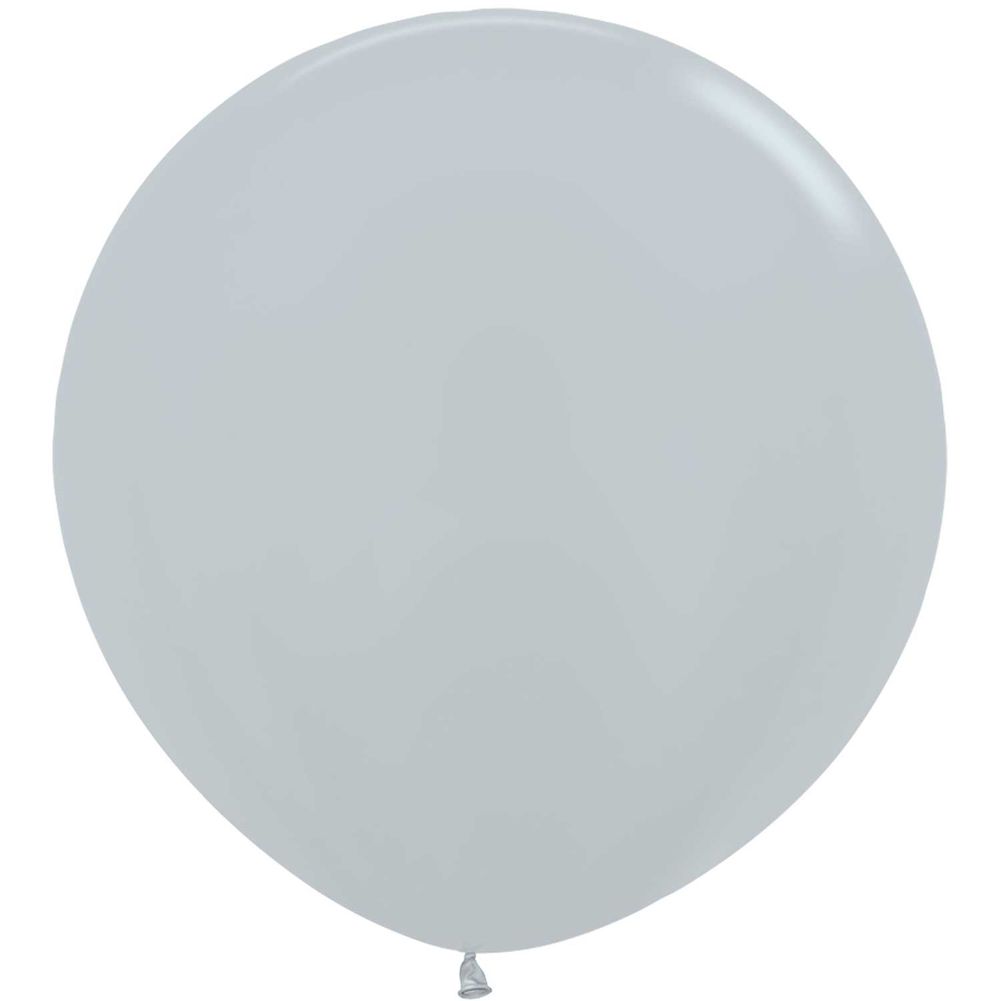 Sempertex 3' Metallic Silver Latex Balloons (2ct)