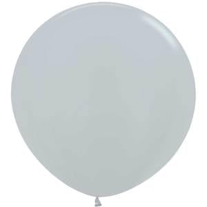 Sempertex 3' Metallic Silver Latex Balloons (2ct)