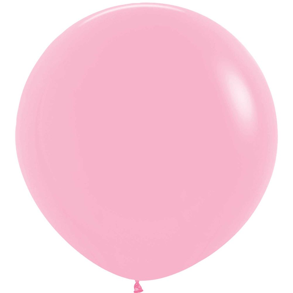 Sempertex 3' Fashion Bubble Gum Pink Latex Balloons (2ct)
