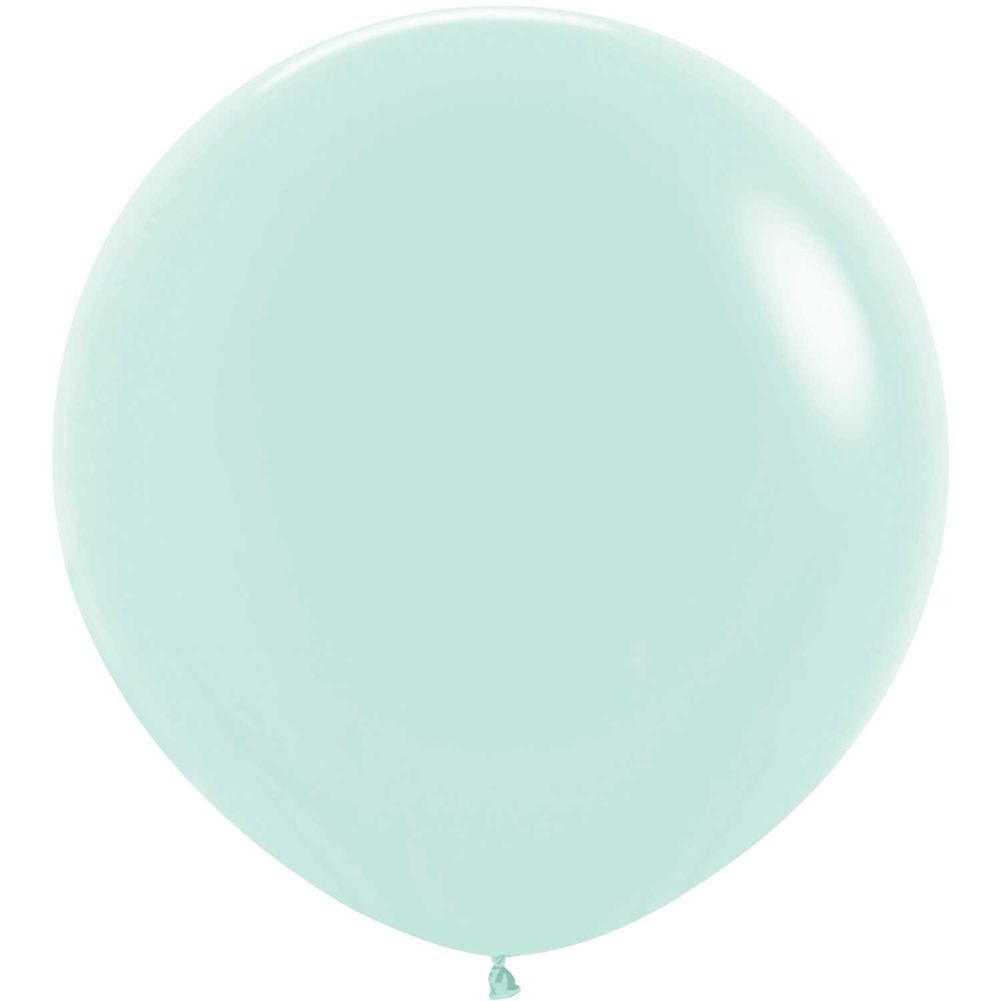 Sempertex 3' Pastel Matte Green Latex Balloons (2ct)