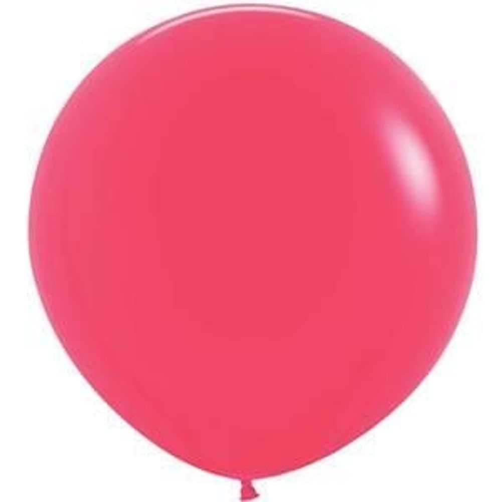 Sempertex 3' Deluxe Raspberry Latex Balloons (2ct)