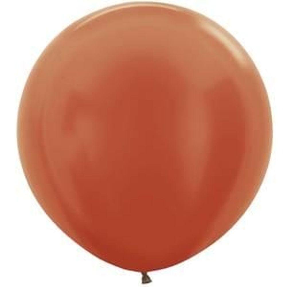 Sempertex 3' Metallic Copper Latex Balloons (2ct)