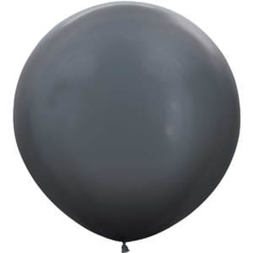 Sempertex 3' Metallic Graphite Latex Balloons (2ct)