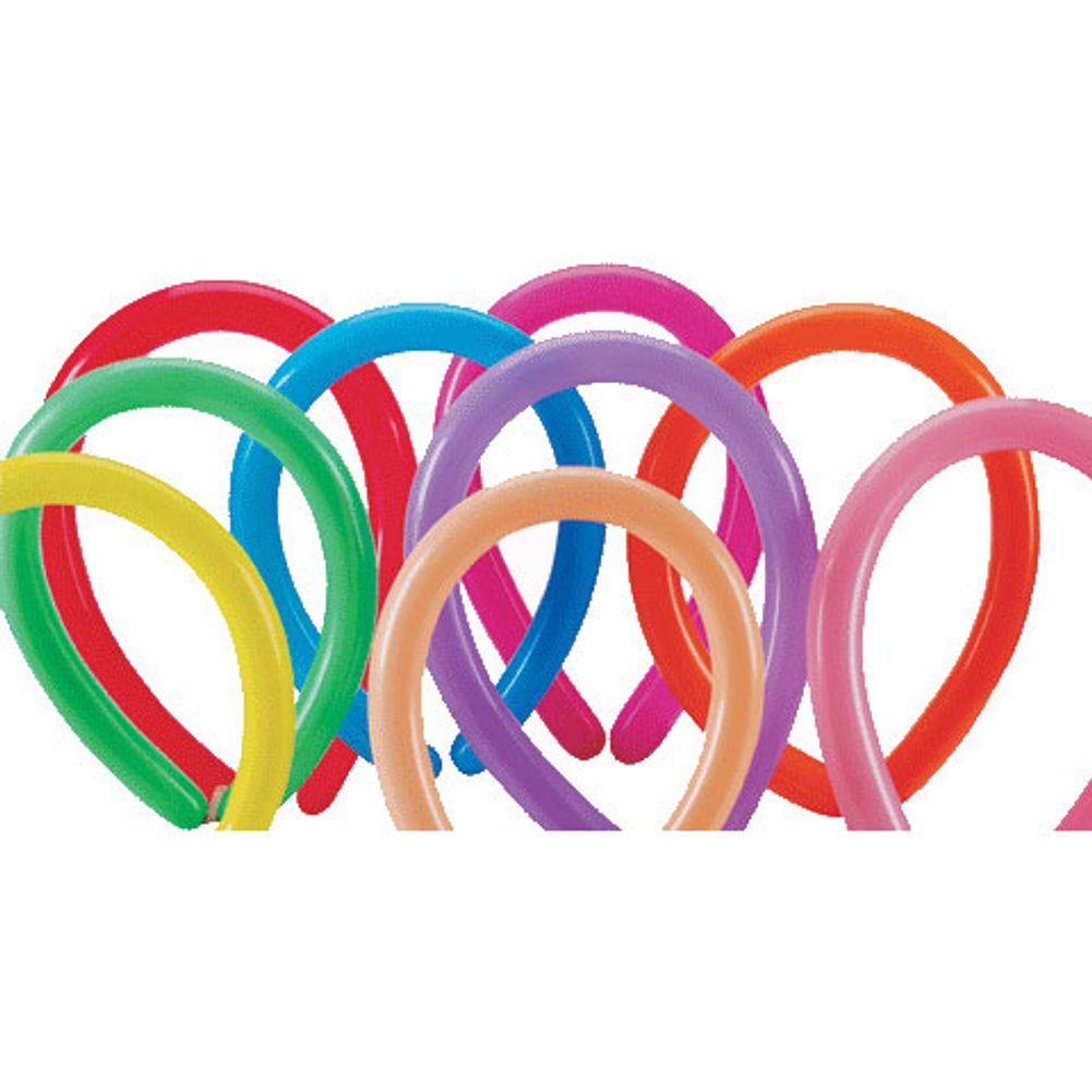 Sempertex 260B Fashion Assortment Tying Balloons Latex Balloons (100ct)