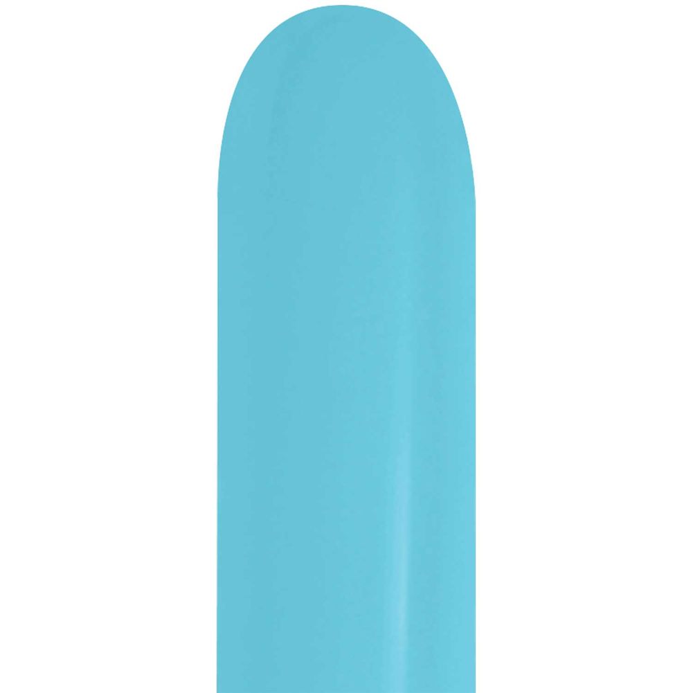 Sempertex 260 Pearl Caribbean Blue Latex Balloons (50ct)