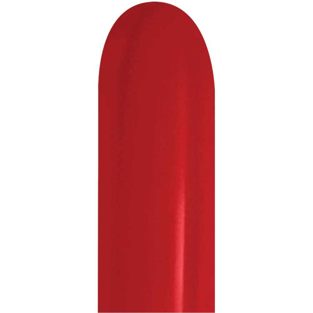 Sempertex 260 Crystal Red Latex Balloons (50ct)