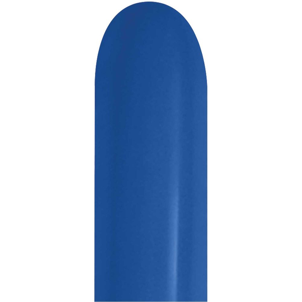 Sempertex 260 Crystal Blue Latex Balloons (50ct)