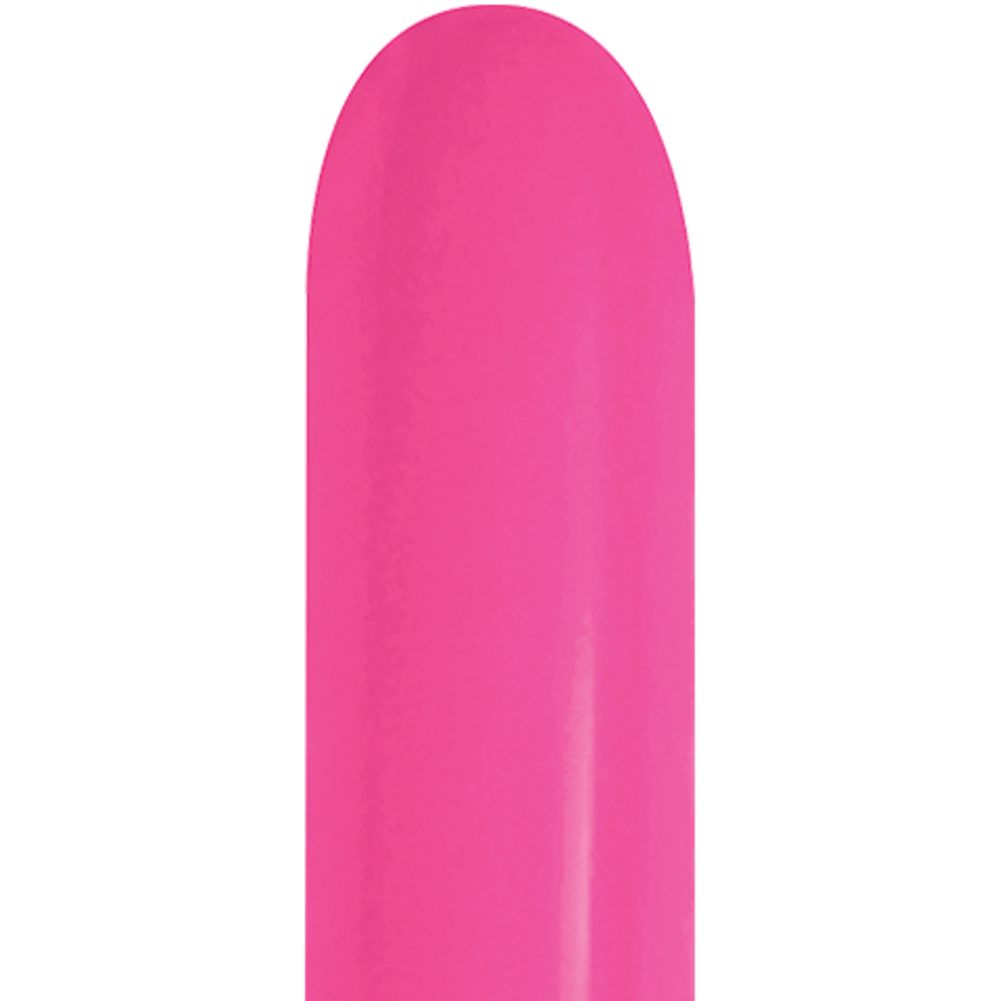 Sempertex 260 Neon Magenta Latex Balloons (50ct)