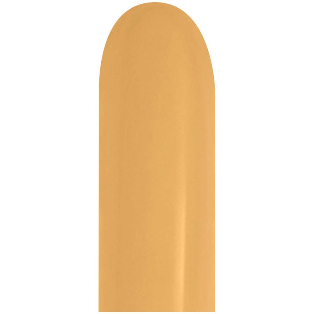 Sempertex 260 Deluxe Toffee Latex Balloons (50ct)