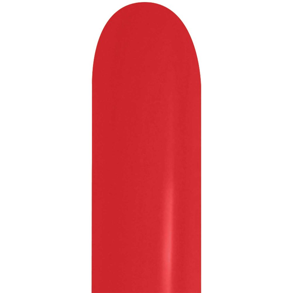 Sempertex 260 Metallic Red Latex Balloons (50ct)