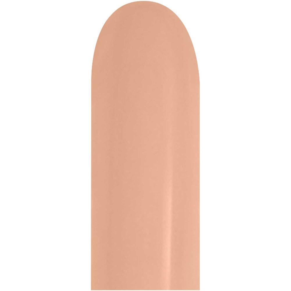 Sempertex 260 Deluxe Peach Blush Latex Balloons (50ct)