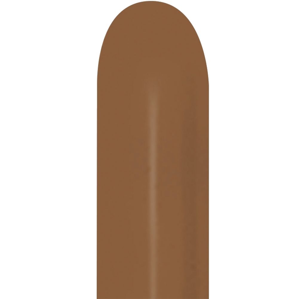 Sempertex 260 Deluxe Coffee Latex Balloons (50ct)
