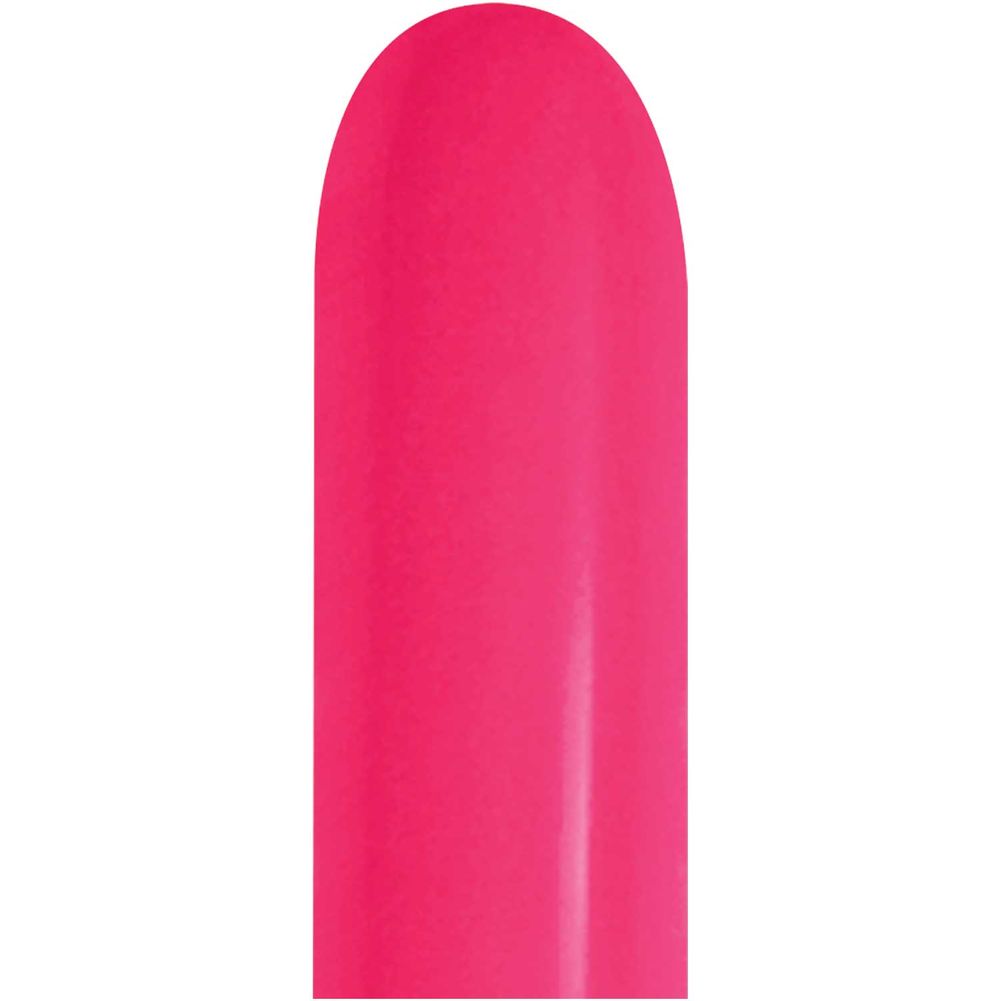 Sempertex 260 Deluxe Raspberry Latex Balloons (50ct)