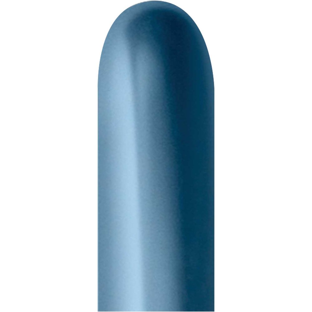 Sempertex 260 Reflex Blue Latex Balloons (50ct)