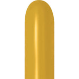 Sempertex 260 Deluxe Mustard Latex Balloons (50ct)