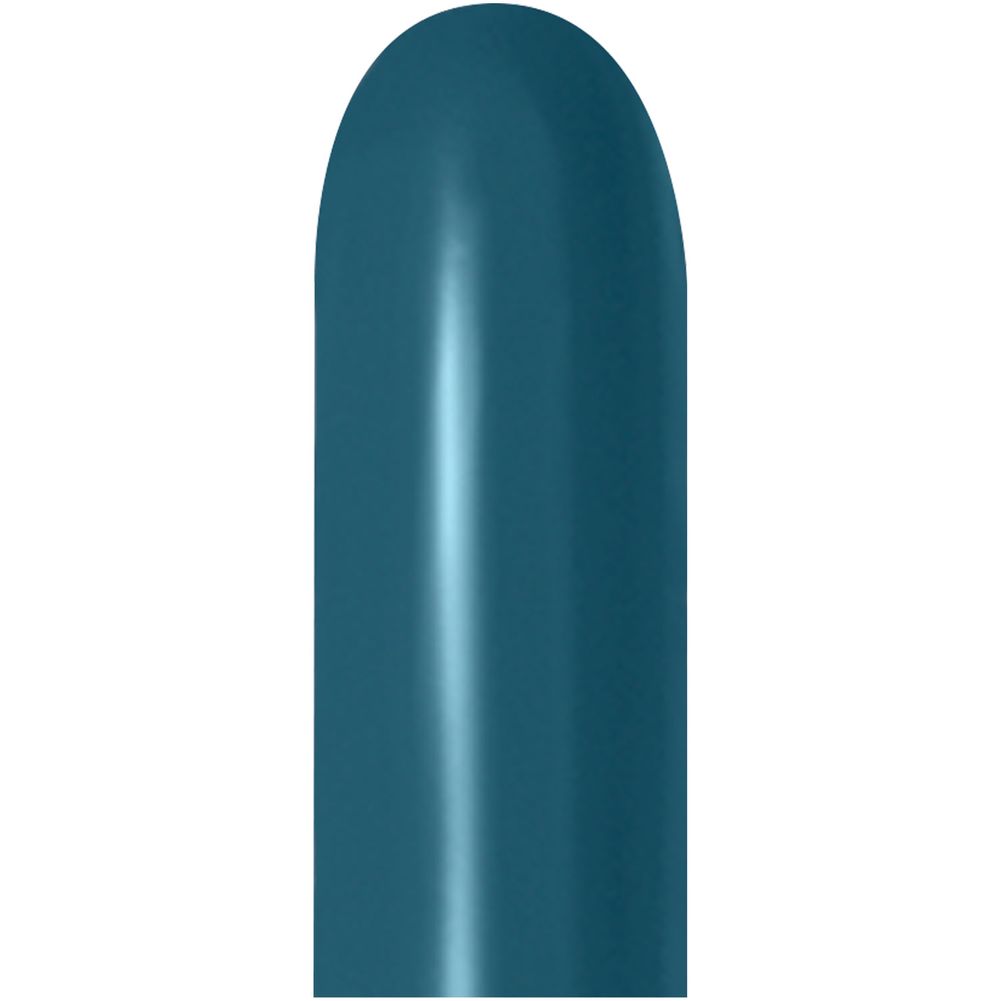 Sempertex 260 Deluxe Deep Teal Latex Balloons (50ct)