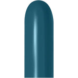 Sempertex 260 Deluxe Deep Teal Latex Balloons (50ct)