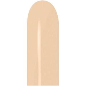 Sempertex 260 Pastel Matte Malibu Peach Latex Balloons (50ct)