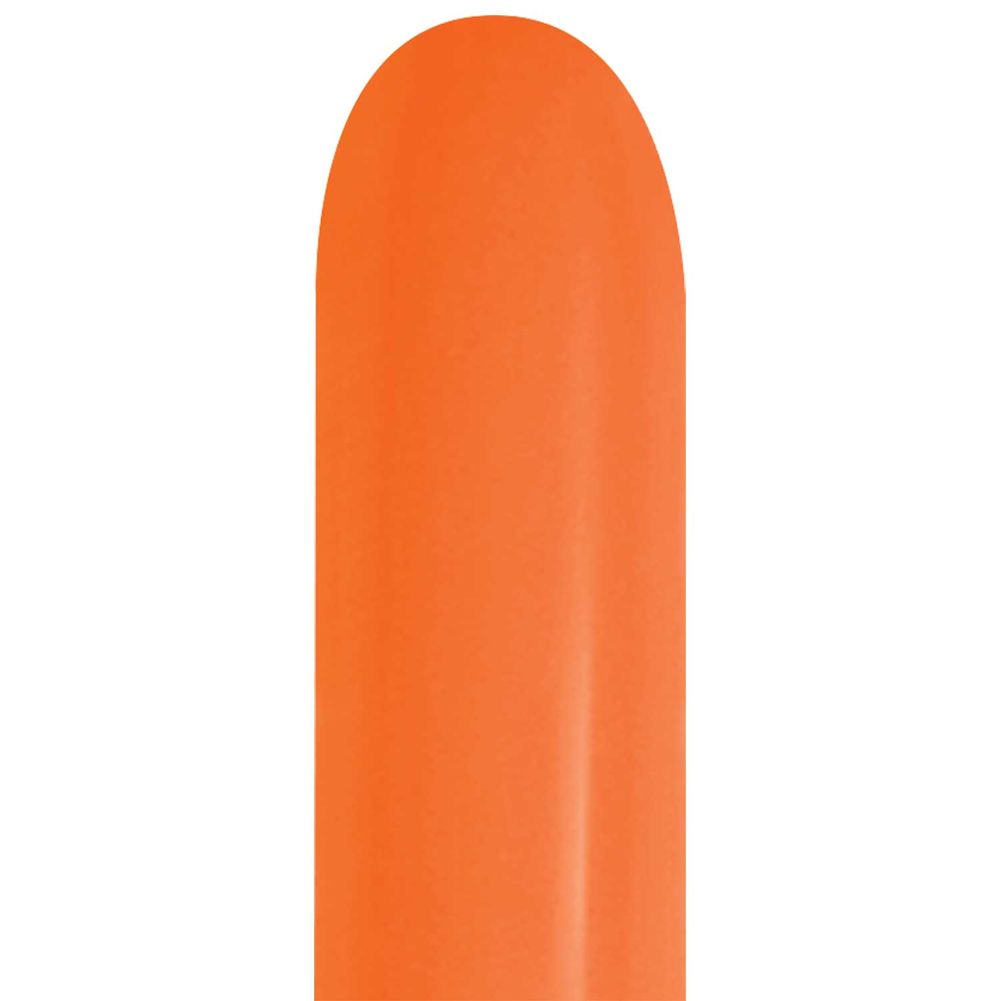 Sempertex 160 Fashion Orange Latex Balloons (100ct)