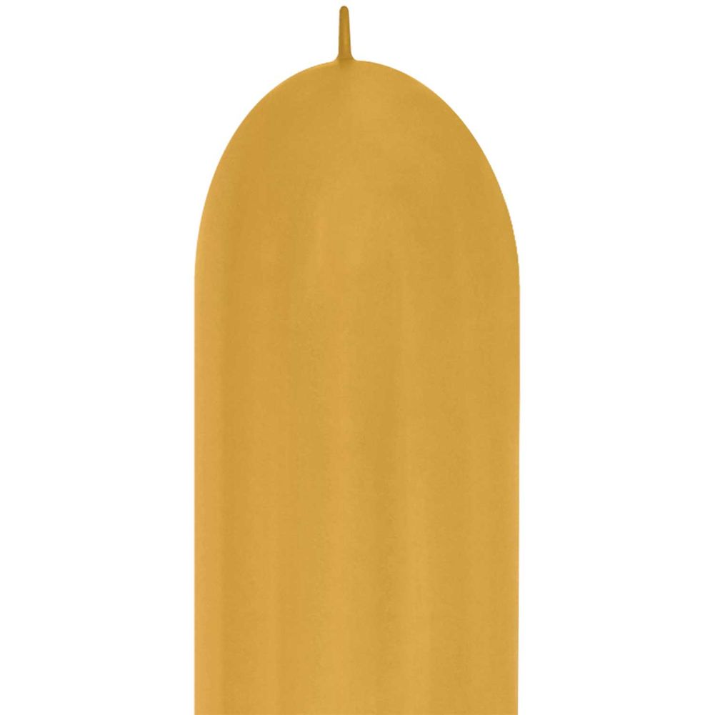 Sempertex 660 Metallic Gold Link-O-Loon Latex Balloons (50ct)