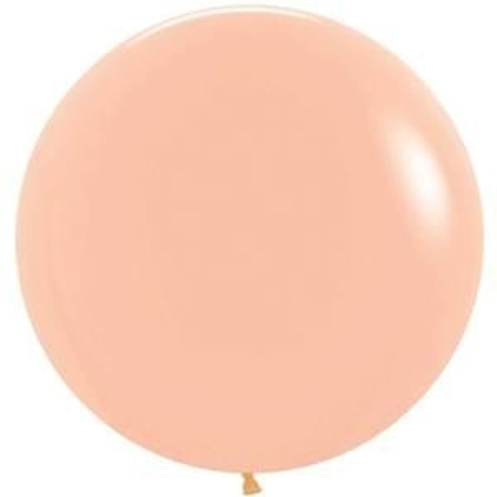 Sempertex 24" Deluxe Peach Blush Latex Balloons (10ct)