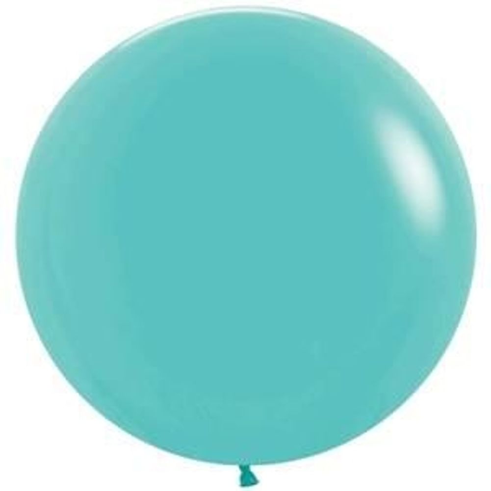 Sempertex 24" Deluxe Turquoise Blue Latex Balloons (10ct)