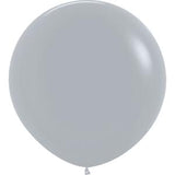 Sempertex 24" Deluxe Grey Latex Balloons (10ct)