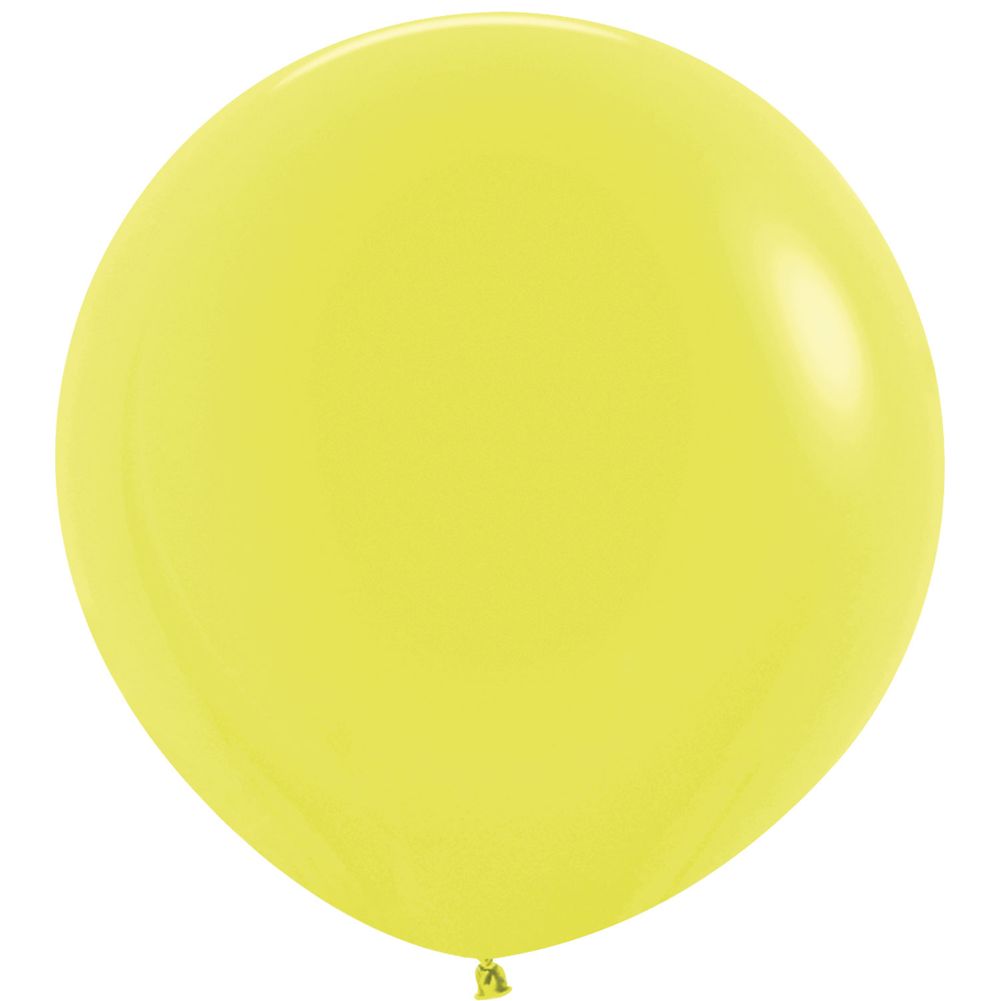 Sempertex 24" Neon Yellow Latex Balloons (10ct)