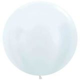 Sempertex 24" Pearl White Latex Balloons (10ct)