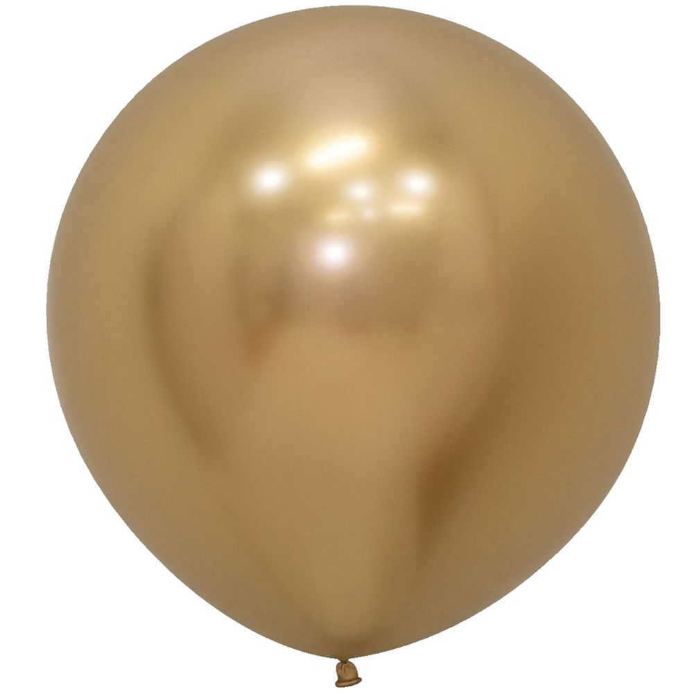 Sempertex 24" Reflex Gold Latex Balloons (10ct)