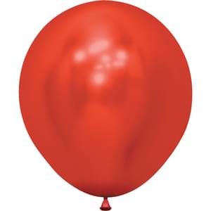 Sempertex 24" Reflex Crystal Red Latex Balloons (10ct)