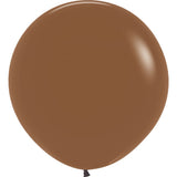 Sempertex 24" Deluxe Coffee Latex Balloons (10ct)