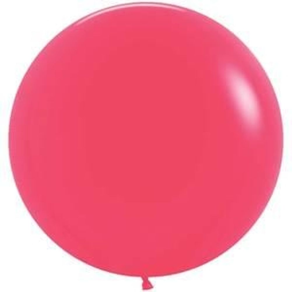Sempertex 24" Deluxe Raspberry Latex Balloons (10ct)