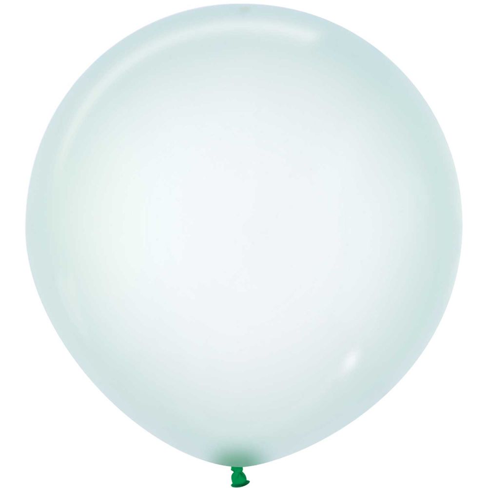 Sempertex 24" Crystal Pastel Green Latex Balloons (10ct)