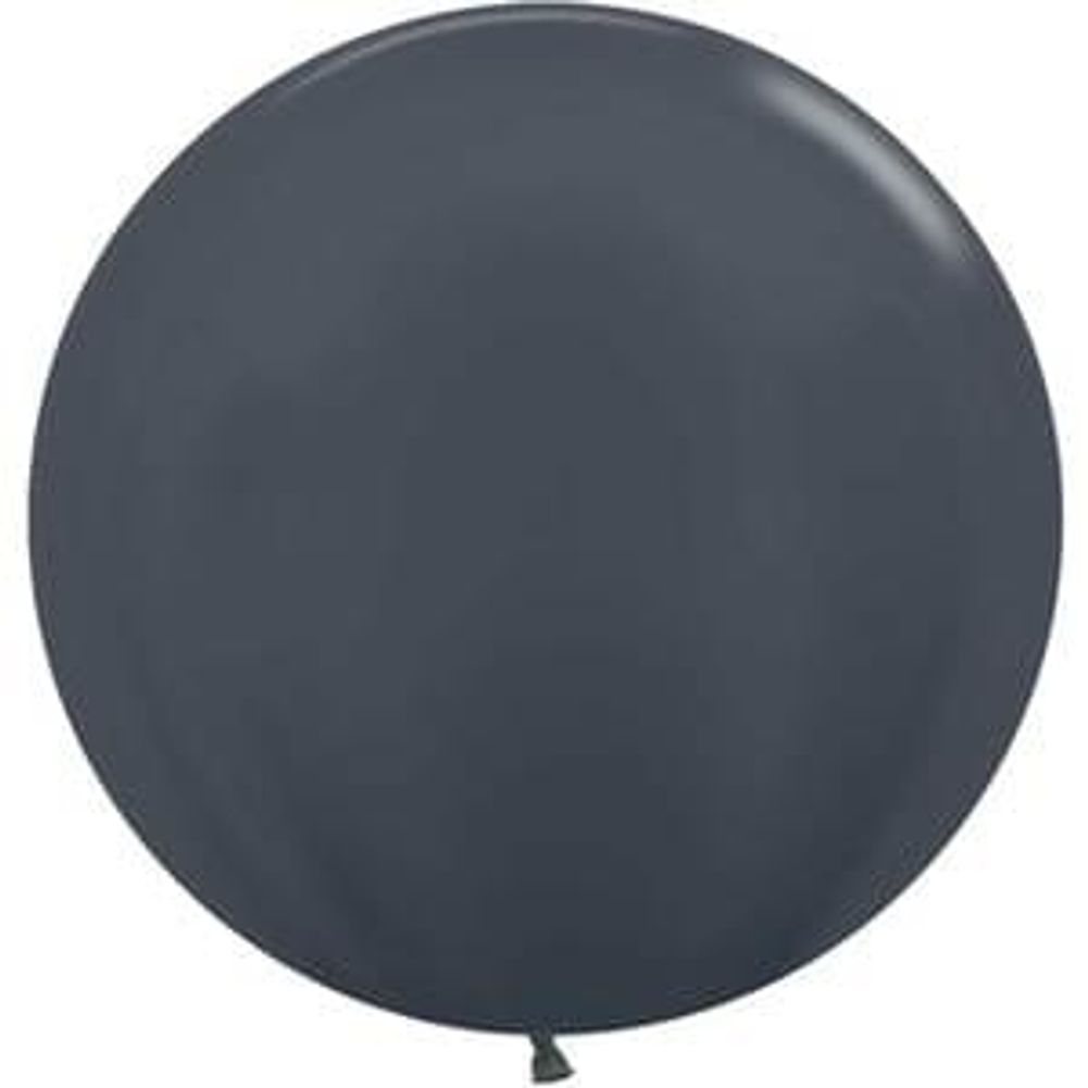 Sempertex 24" Metallic Graphite Latex Balloons (10ct)