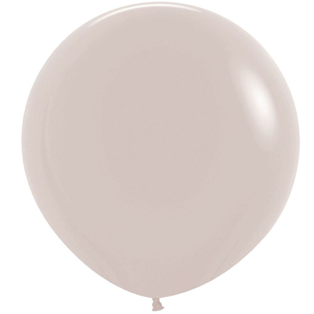 Sempertex 24" Deluxe White Sand Latex Balloons (10ct)
