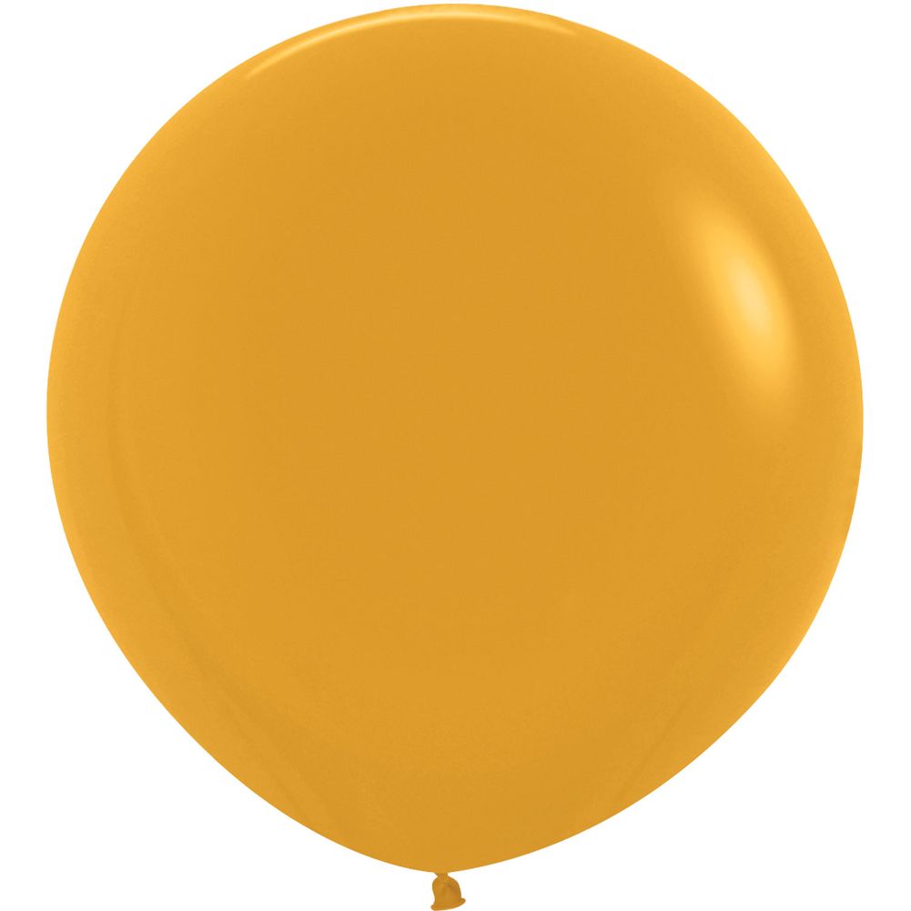 Sempertex 24" Deluxe Mustard Latex Balloons (10ct)